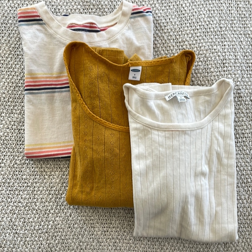 3 pack of cotton tops